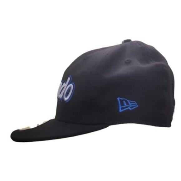 NWT New Era 59Fifty Fitted Hat Size 7 Orlando Magic Black Retro NBA Cap - Picture 3 of 5